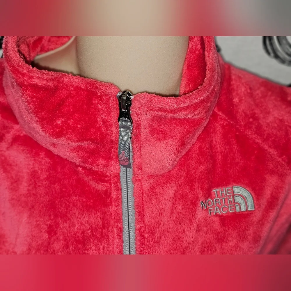 Like New The North Face Girl's Vibrant Pink Jacket Sz 14/16